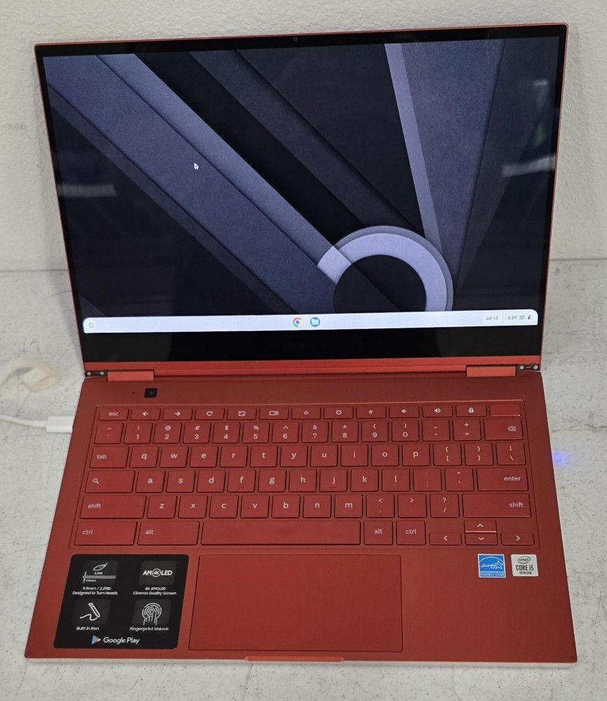 Galaxy Chromebook Fiesta Red