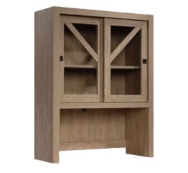 Sauder Dixon City Library Hutch – Acabado Roble  Cepillado, Organizador tipo Librero de 42”, Tengo 3 unidades disponibles, completamente nuevas .