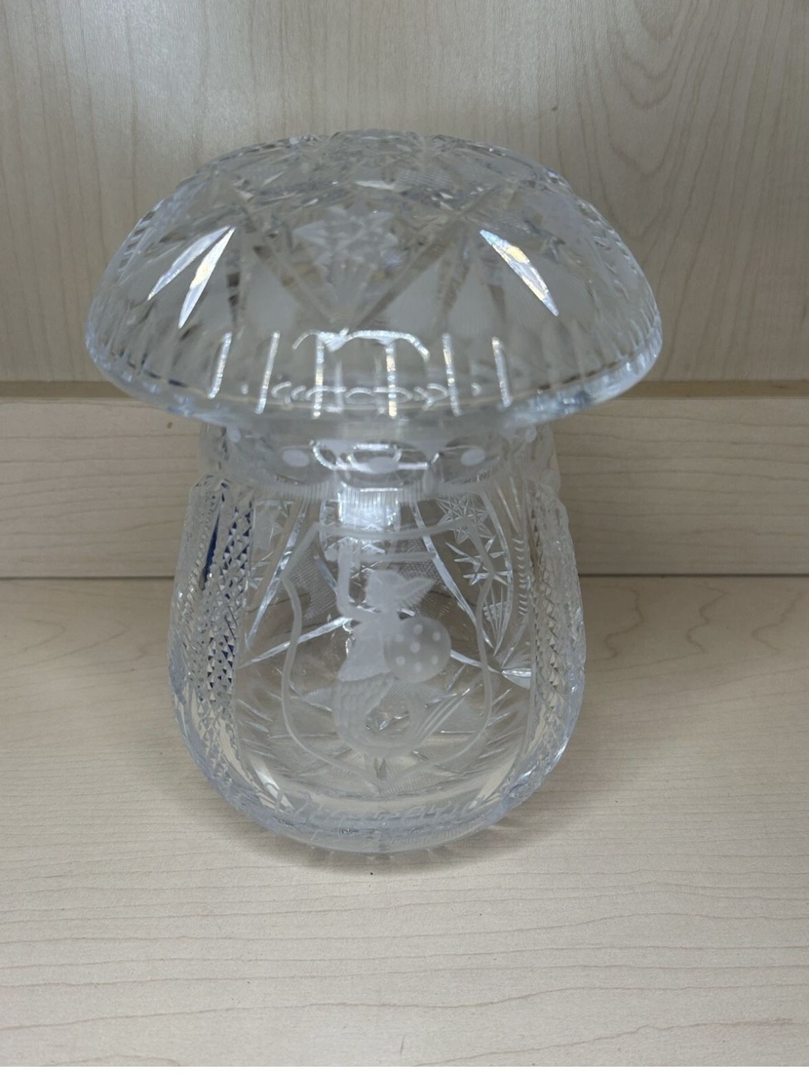 Warszawa Warsaw mermaid mushroom Crystal Glass