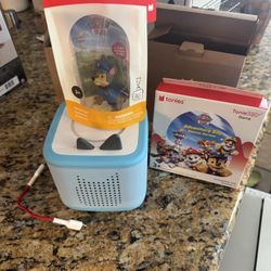 Toniebox 2 Basically New Includes Paw Patrol Game & Chase Tonie