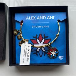 Alex And Ani team USA snowflake bracelet