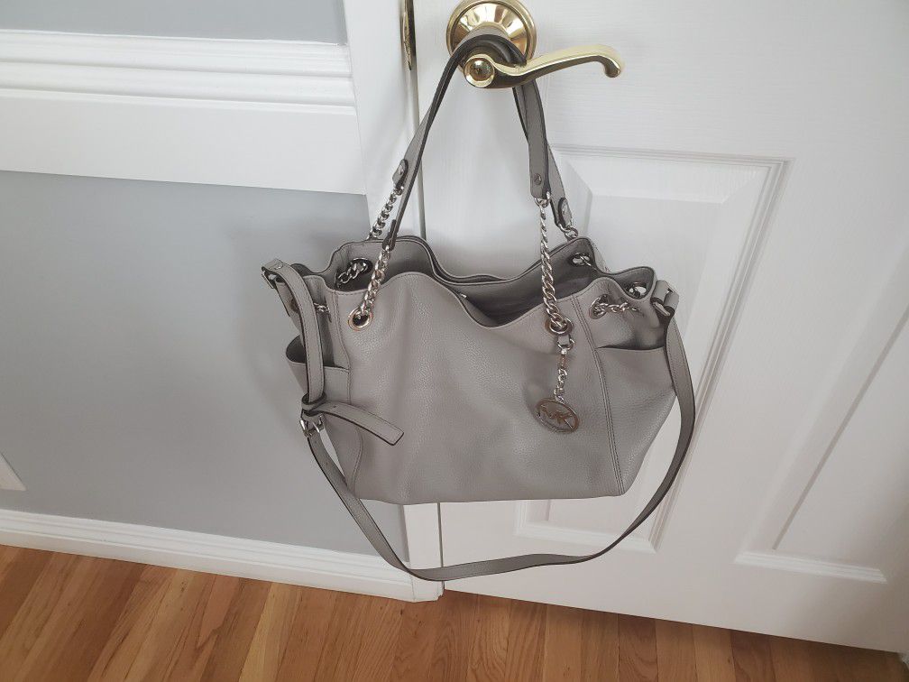 Michael Kors gray handbag