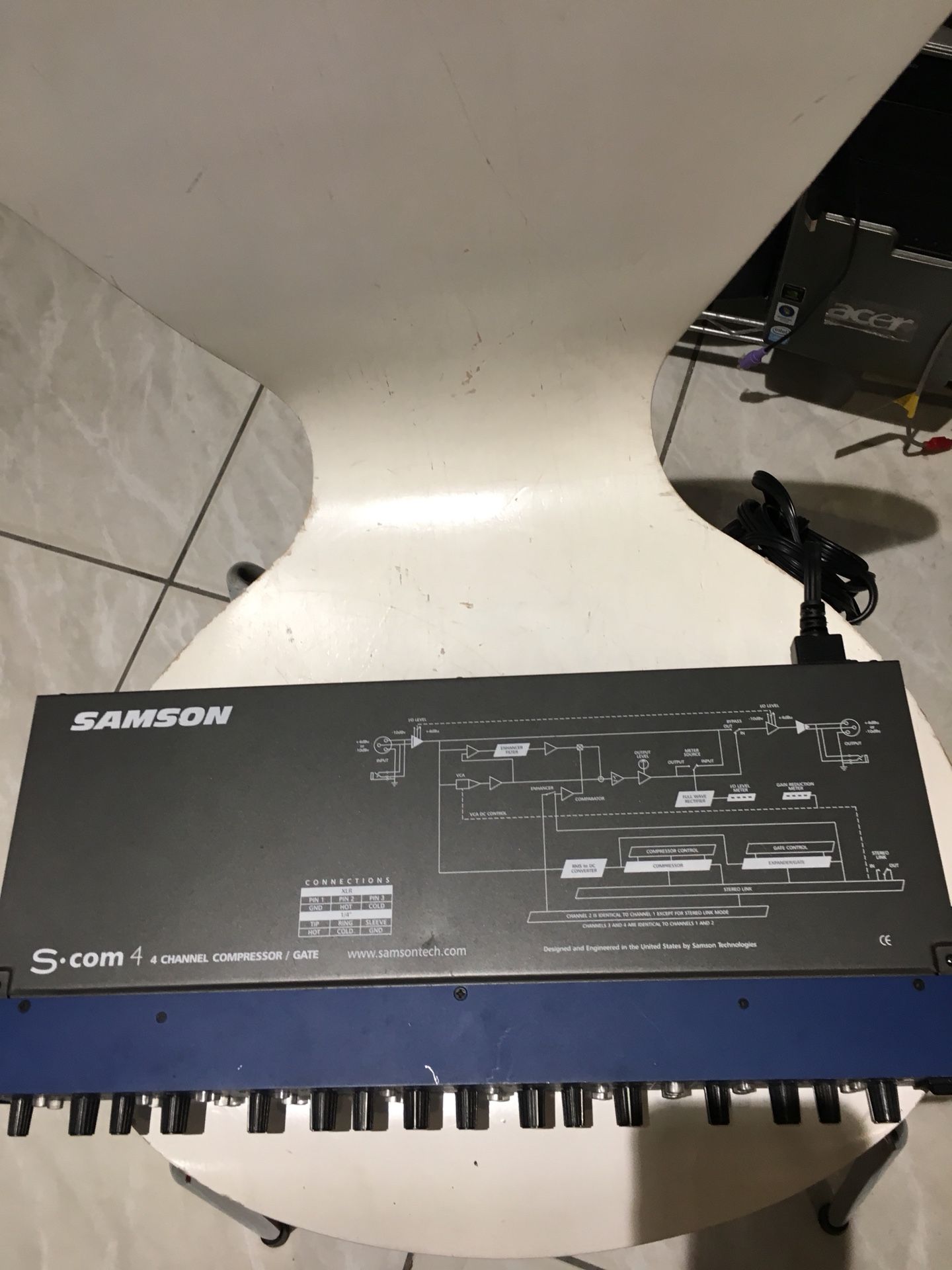 Sámson s.com 4 (4 Chanel compressor gate