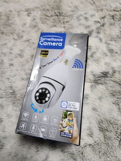 Brand New 1080P HD Wireless Light Bulb Security Camera - 360° WiFi Smart Cam