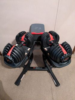 Bowflex adjustable dumbbells