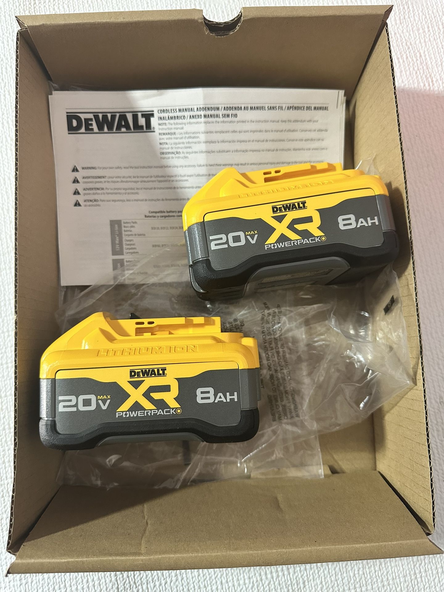 XR POWERPACK 20 V Lithium-ion ( 8 Ah Battery)