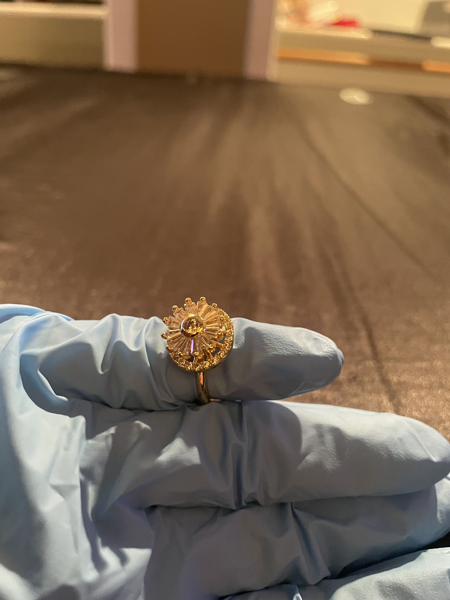 Siberian tourmaline ring