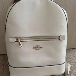 Coach Women’s Backpack Ivory New W/out Tags Original