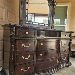 Dark Wood Dresser