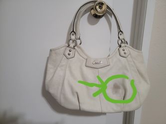 + + +Coach White Purse Bag+ + +