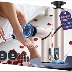 5-in-1 Professional Electric Callus Remover for Feet(Portable & Foldable), Removes 99.92% of Calluses in 3 Mins, Eectric Foot Callus Remover Pedicure