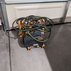 DeWalt Air Compressor With Hose And Tools