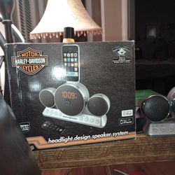 Harley Davidson Headlight Design Speaker System 