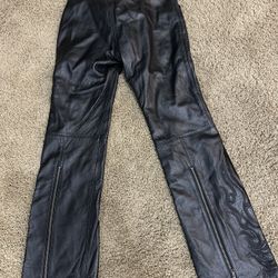 Harley Davidson Women’s Leather Pants Size 4