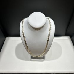 14K Two-Tone Necklace 22inch 