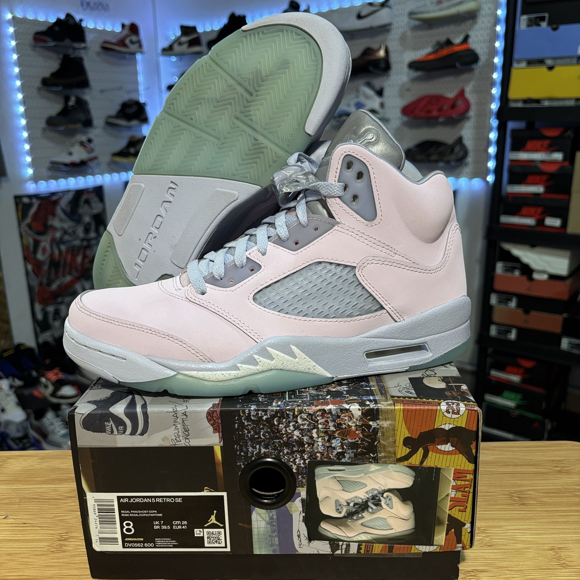 AIR JORDAN 5 RETRO “EASTER” SIZE 8