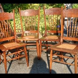 Antique Oak Chairs 