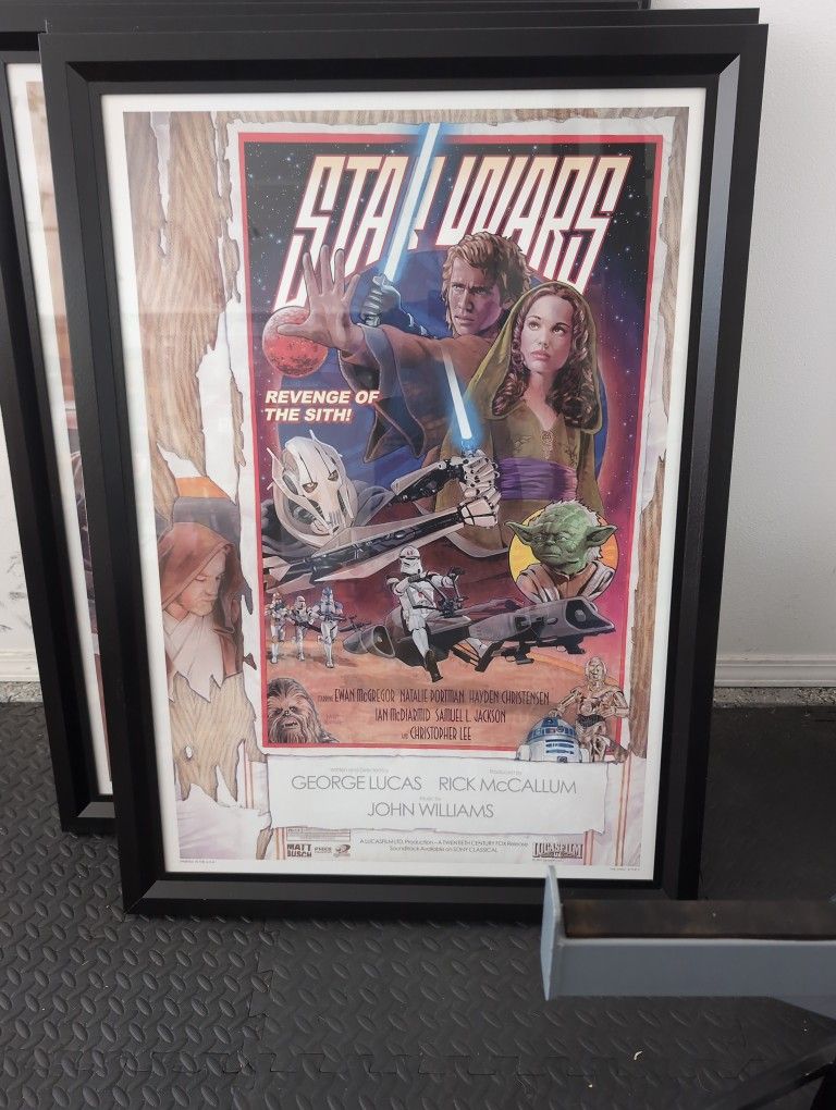 Star Wars Revenge Of The Sith 2005 Movie Poster 24"x36"