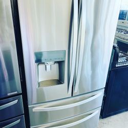 Stainless Steel Kenmore 4 Doors Refrigerator