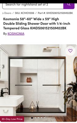 Double Sliding Shower Door