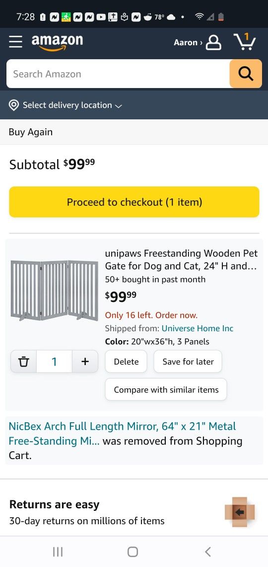 New Pet Gate