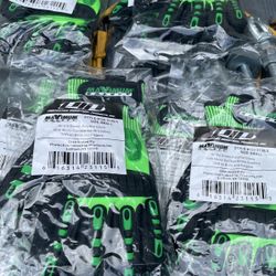 Maximum Safety Green Polykor Gloves 