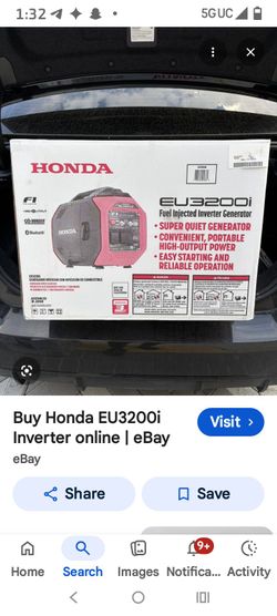 Honda EU3200i Fuel Injected Inverter Generator