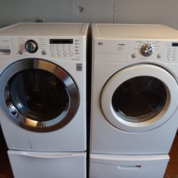 LG Washer And Dryer Electric Front Load 