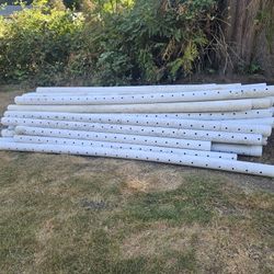 10 Ft Perforated Drain Tile 