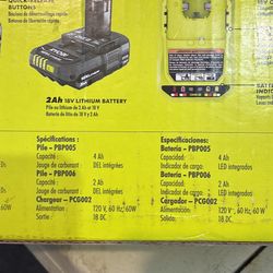 Ryobi Battery And Charger