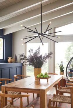 Large modern adjustable chandelier -retail $629