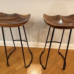 Washburn Imports Mixed Material Stools
