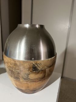 Decor Wooden Vase *GREAT CONDITION*