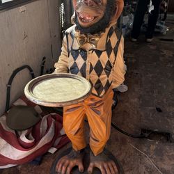 Monkey Butler Statue