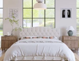 Tufted King Headboard