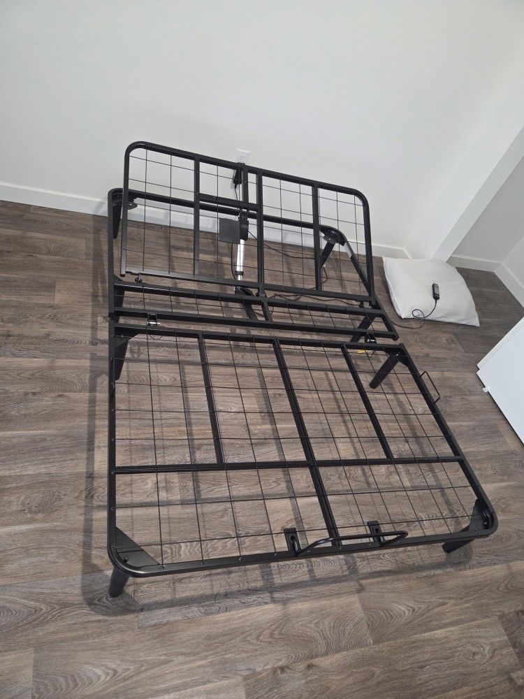 Adjustable Metal Queen Bed Frame