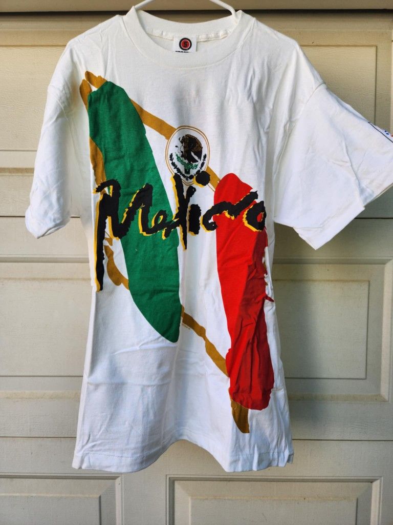 Vintage 1994 World Cup USA Shirt Mexico National Team Soccer Men's XL 90's