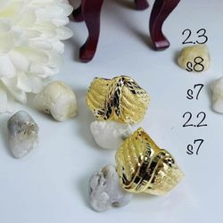 18k REAL PURE SOLID PAWNABLE SAUDI GOLD RING 6.5"