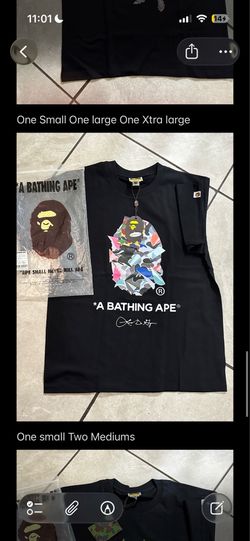 Bathing Ape Shirt S-M-L