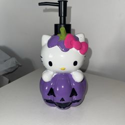 Hello Kitty purple pumpkin soap dispenser