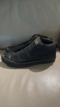 Black Converse All Star. Unisex Mens 9.5, women 11.5
