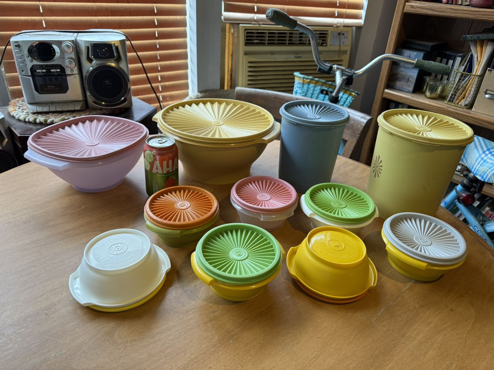 Tupperware snap lock containers. $4-8 each. Rochester wa