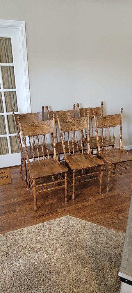 Oak Dining Room Chairs