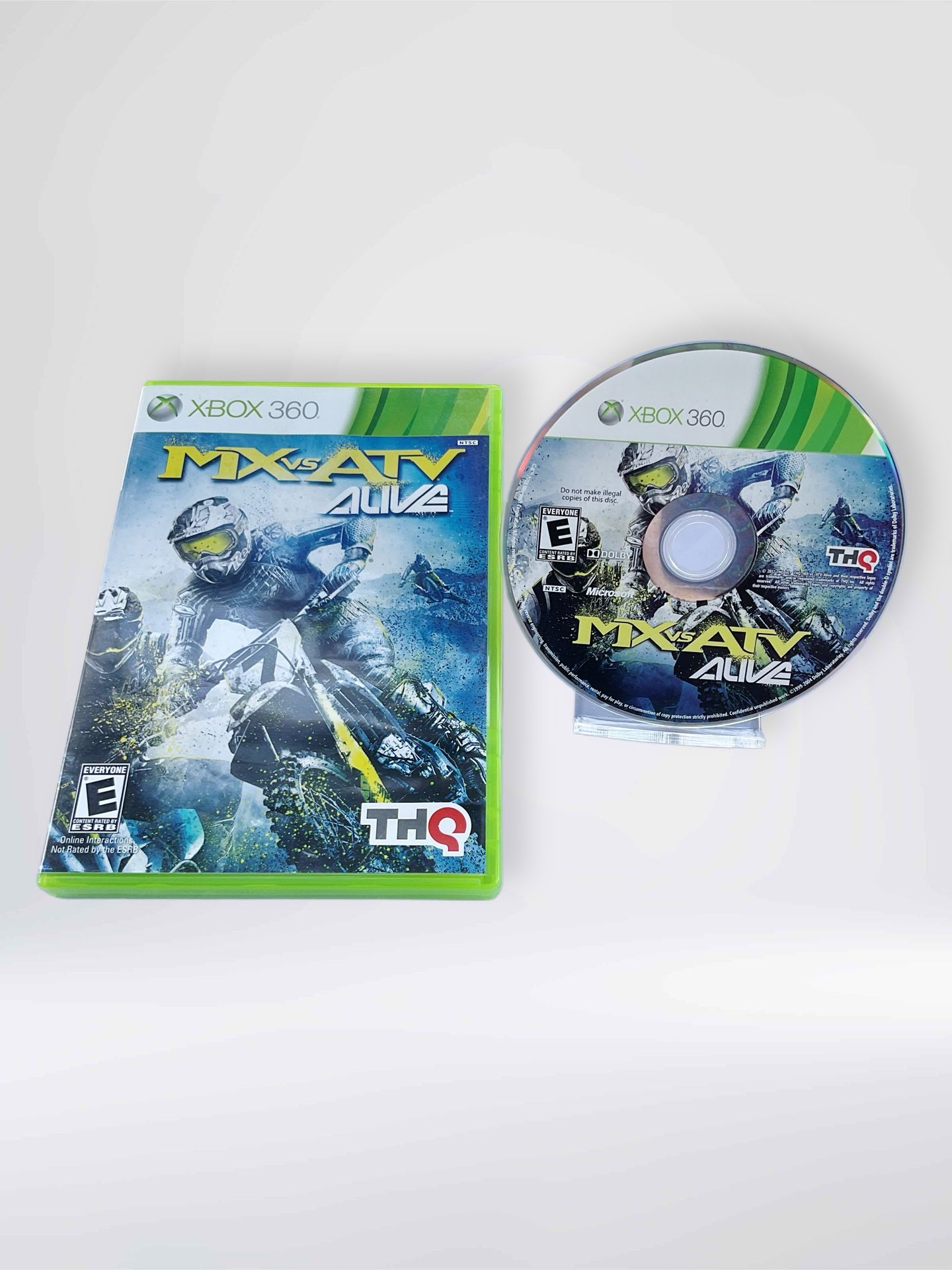 MX Vs ATV Alive Xbox 360 with Box Only Tested and Working