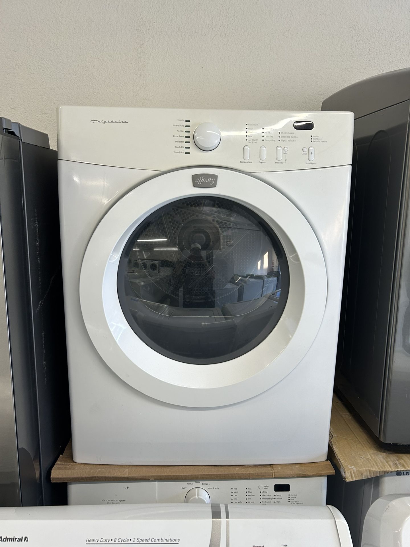 27 Wide White Frigidaire Front Load Gas Dryer For Only $240