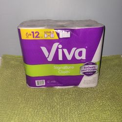 Viva Signature Cloth 6 Rolls Paper Towels