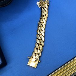 Cuban Bracelet 10karat Gold