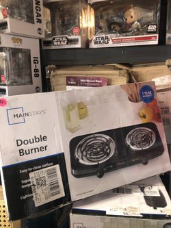Mainstays Double Burner