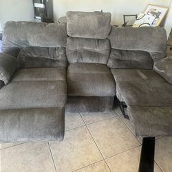 Sofa Recliner (steamed Cleaned) OBO