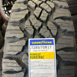 LT 285 70 17 Goodyear Wrangler Workhorse AT Tires New